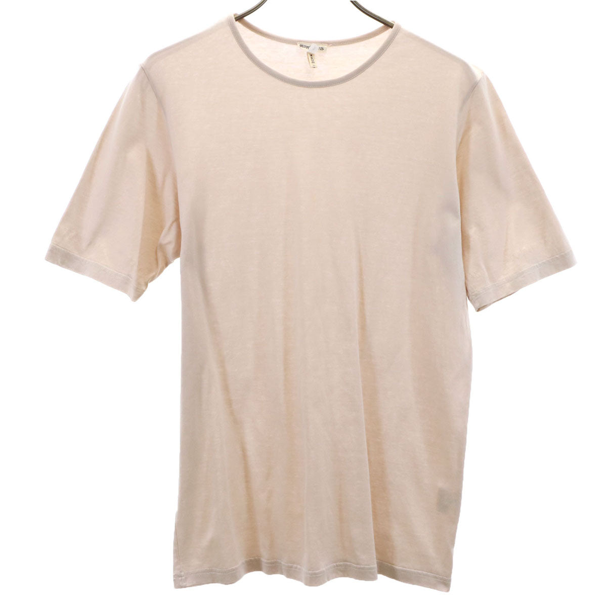HERMES エルメス イタリア製 半袖 Tシャツ S ベージュ メンズ