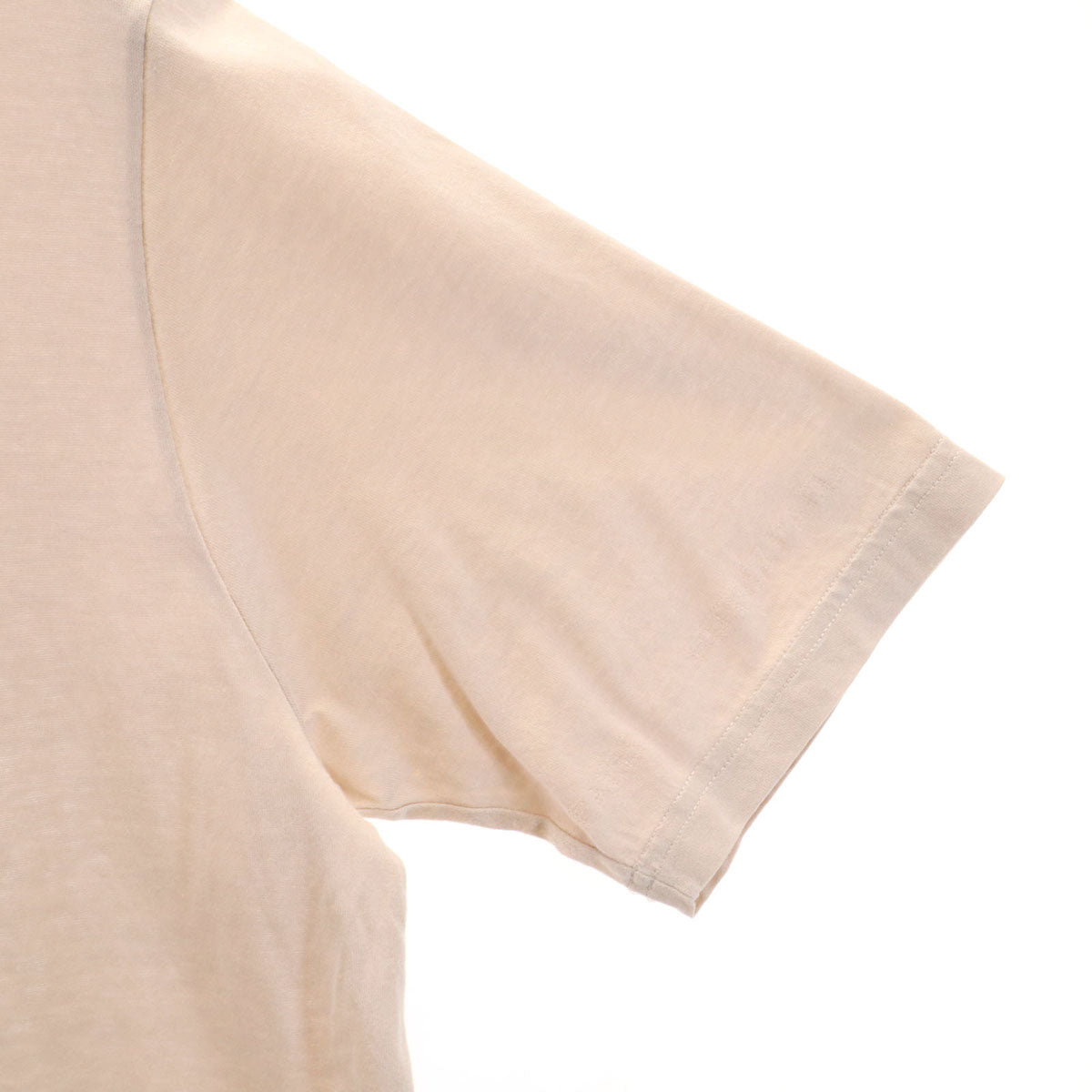 HERMES エルメス イタリア製 半袖 Tシャツ S ベージュ メンズ