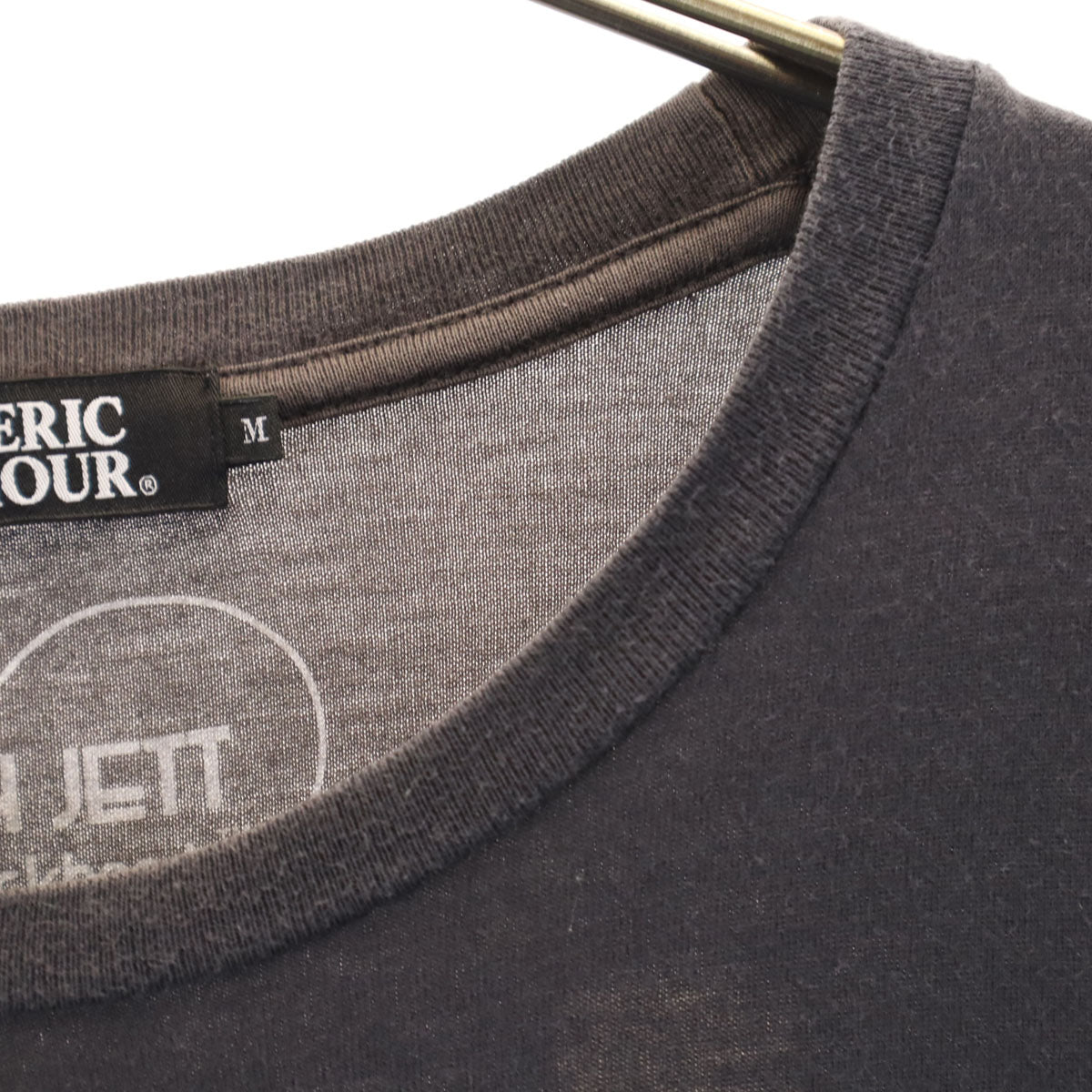 HYSTERIC GLAMOUR ヒステリックグラマー 日本製 JOAN JETT 半袖 Tシャツ M チャコールグレー メンズ