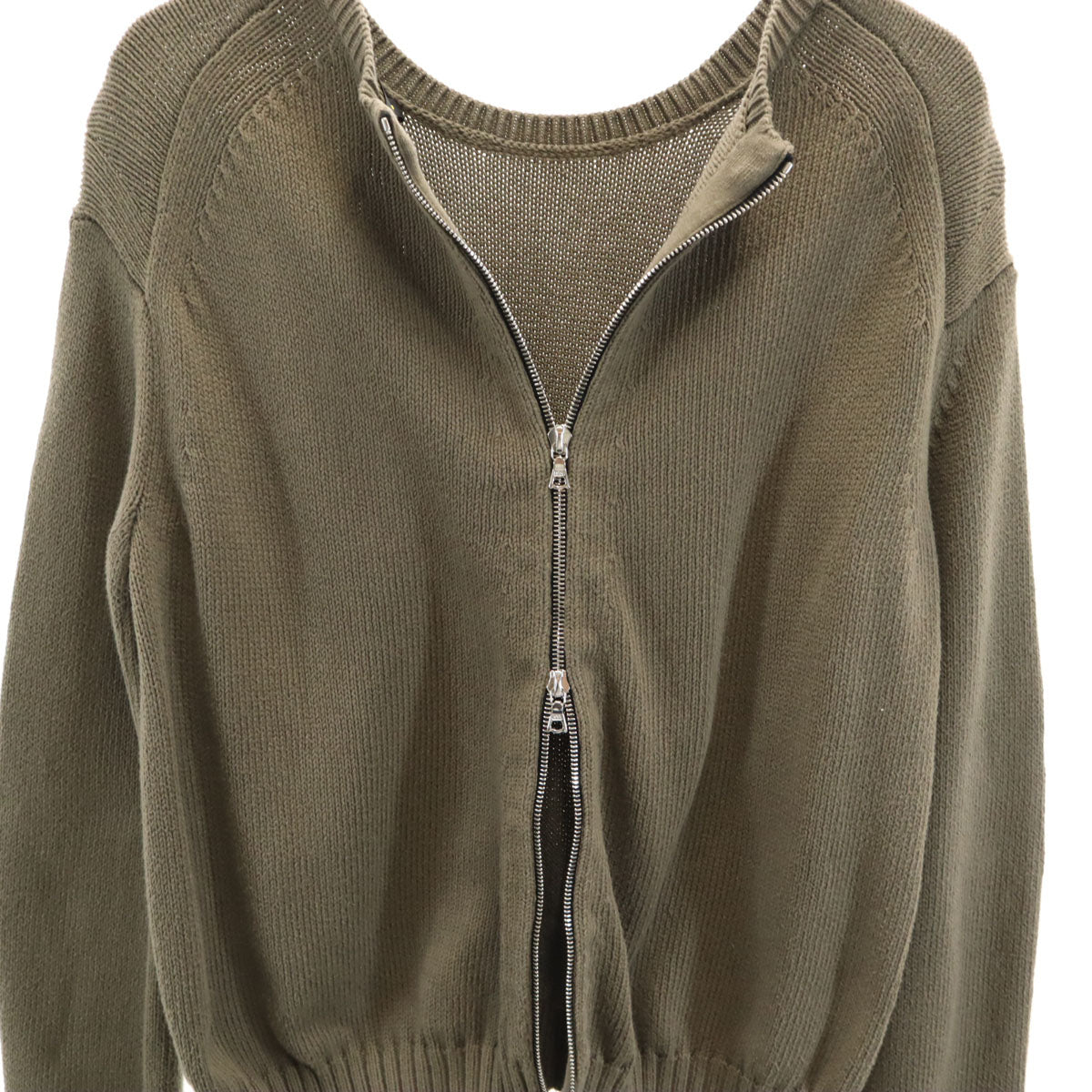 Drawer ドゥロワー 長袖 ニット 2 ブラウン レディース