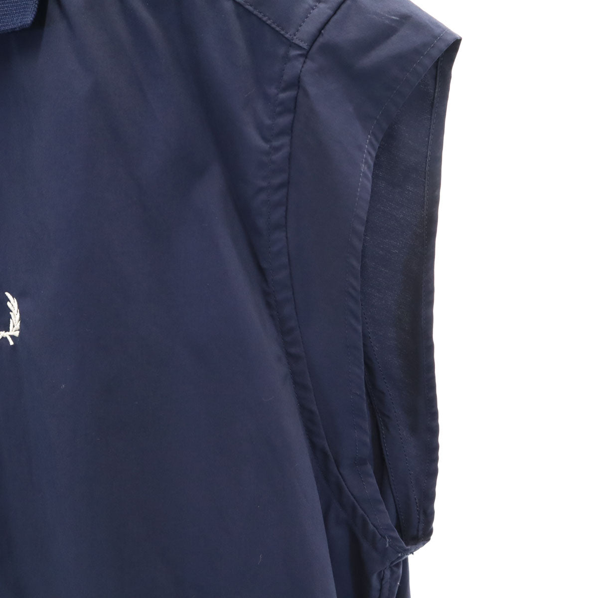 FRED PERRY フレッドペリー フレンチスリーブ シャツワンピース 10 ネイビー レディース