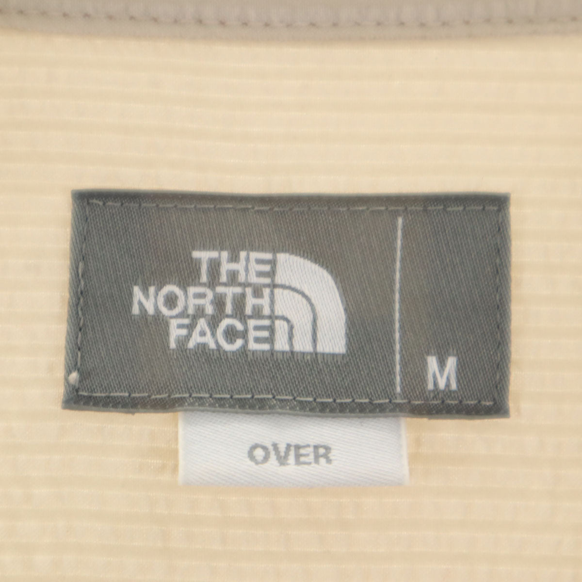 THE NORTH FACE ノースフェイス 長袖 シアサッカーオーバー バンドカラーシャツ M ベージュ NRW12361 アウトドア レディース