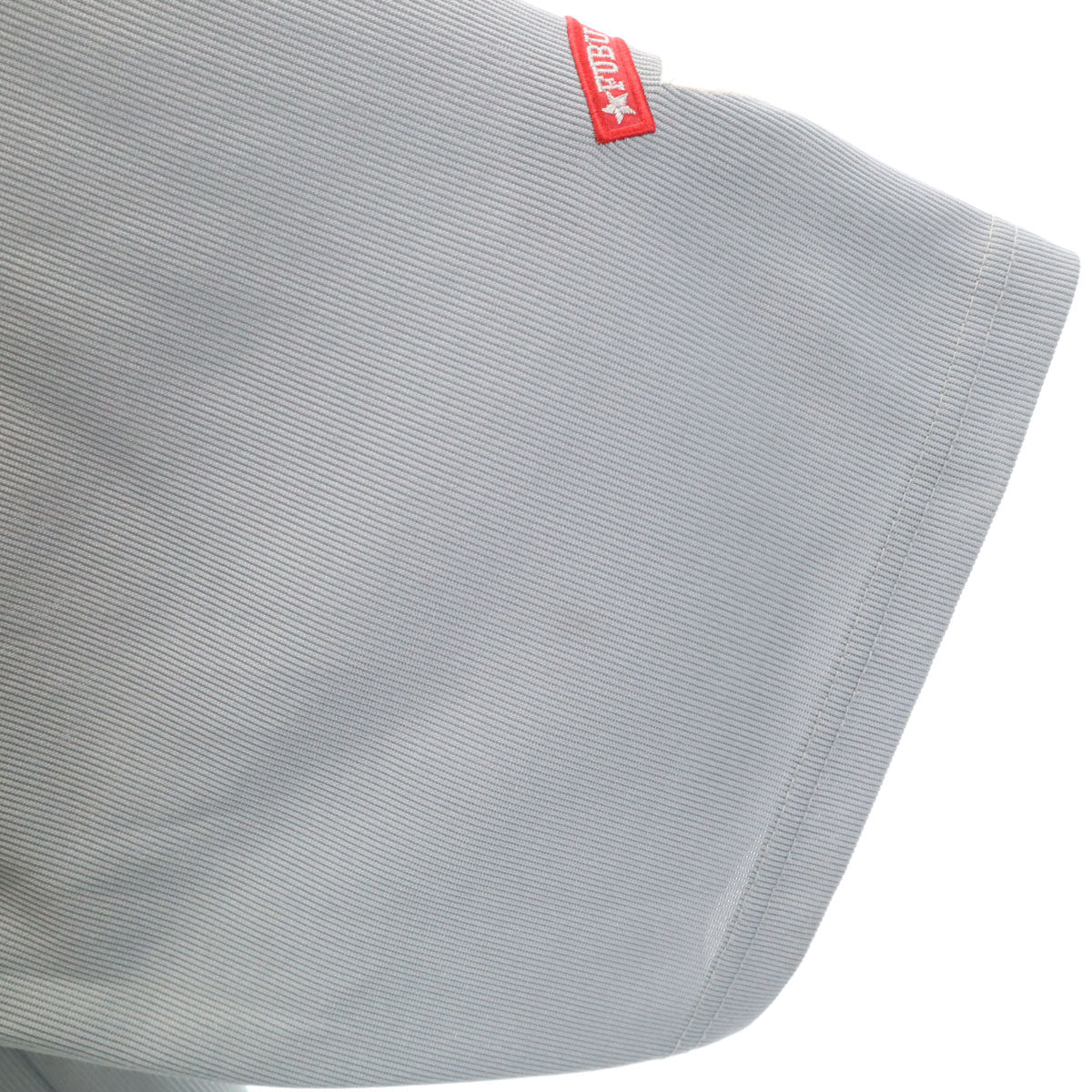 FUBU フブ バックロゴ 半袖 ベースボール シャツ L グレー メンズ
