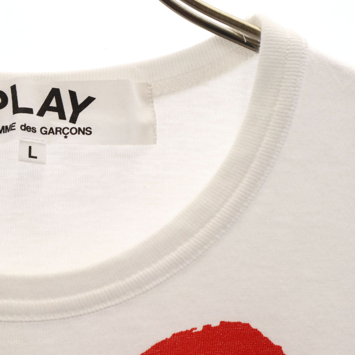 PLAY COMME des GARCONS プレイコムデギャルソン 2010年 日本製 半袖 Tシャツ L ホワイト メンズ