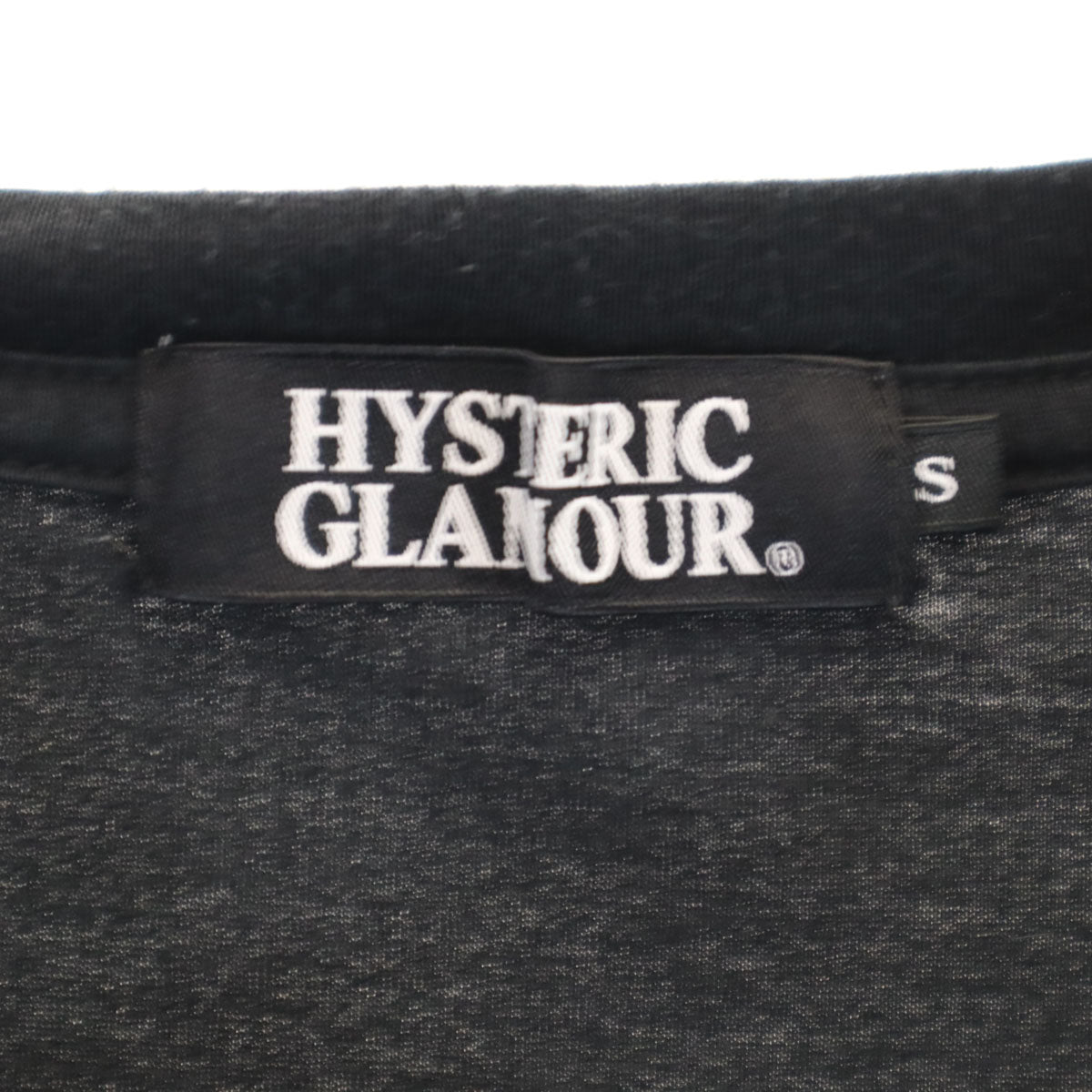 HYSTERIC GLAMOUR ヒステリックグラマー 日本製 半袖 Tシャツ S ブラック メンズ