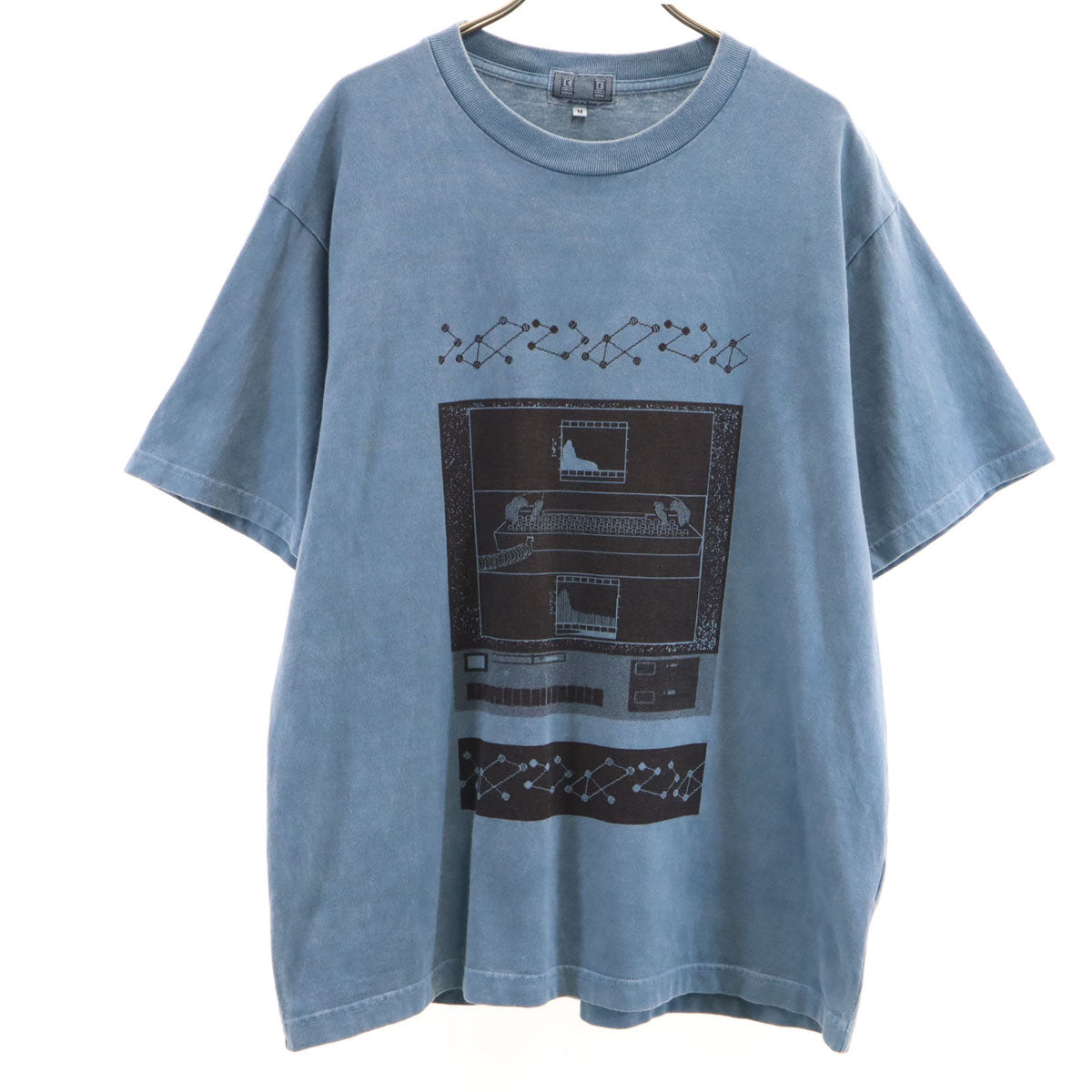 C.E シーイー 日本製 半袖 Tシャツ M ブルー系 CAVEMPT メンズ