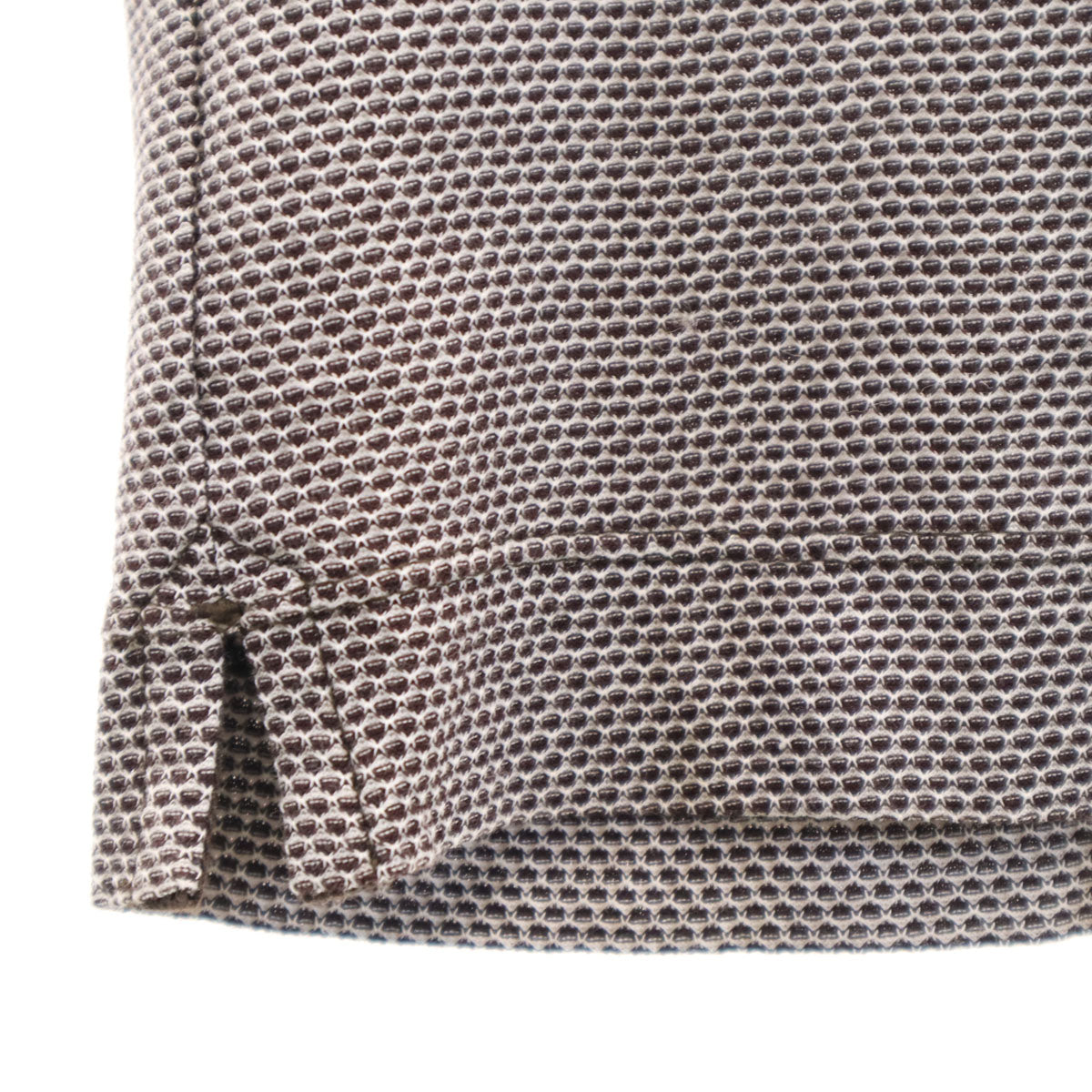 Mackintosh マッキントッシュ 日本製 半袖 ポロシャツ L ダークブラウン メンズ