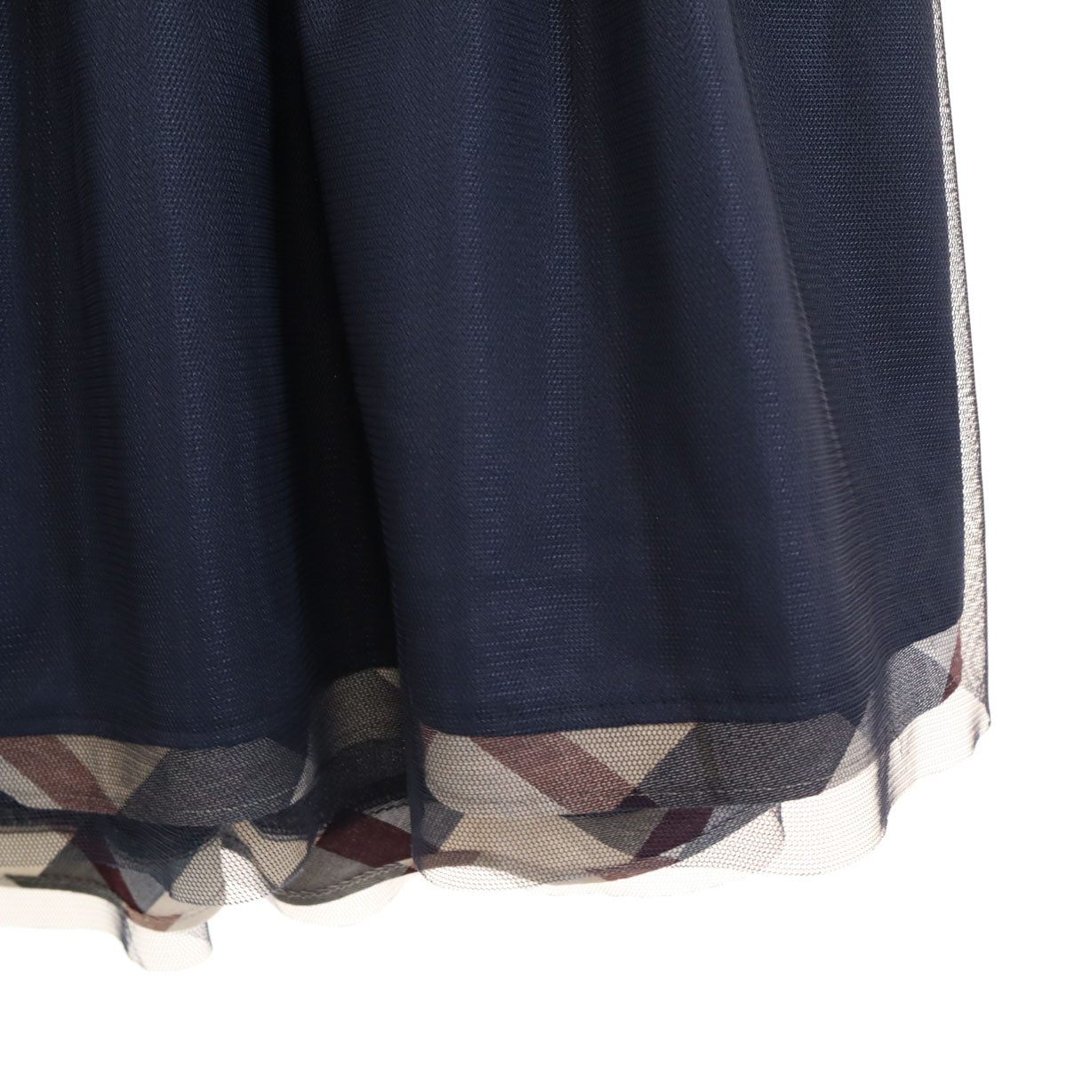 美品 BLUE LABEL CRESTBRIDGE ブルーレーベルクレストブリッジ 半袖 ワンピース 36 ネイビー レディース