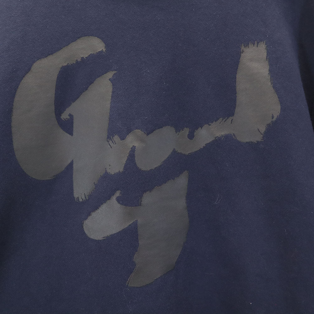 Ground Y グランドワイ 日本製 長袖 スウェット トレーナー 1 ネイビー ヨウジヤマモト メンズ