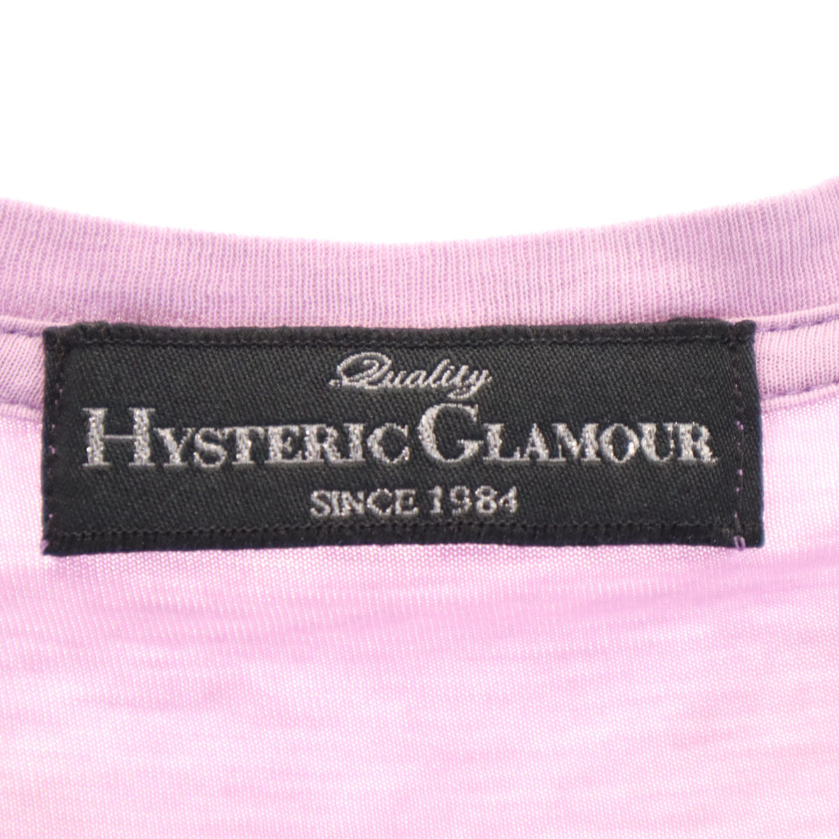 HYSTERIC GLAMOUR ヒステリックグラマー 日本製 半袖 Tシャツ FREE パープル レディース