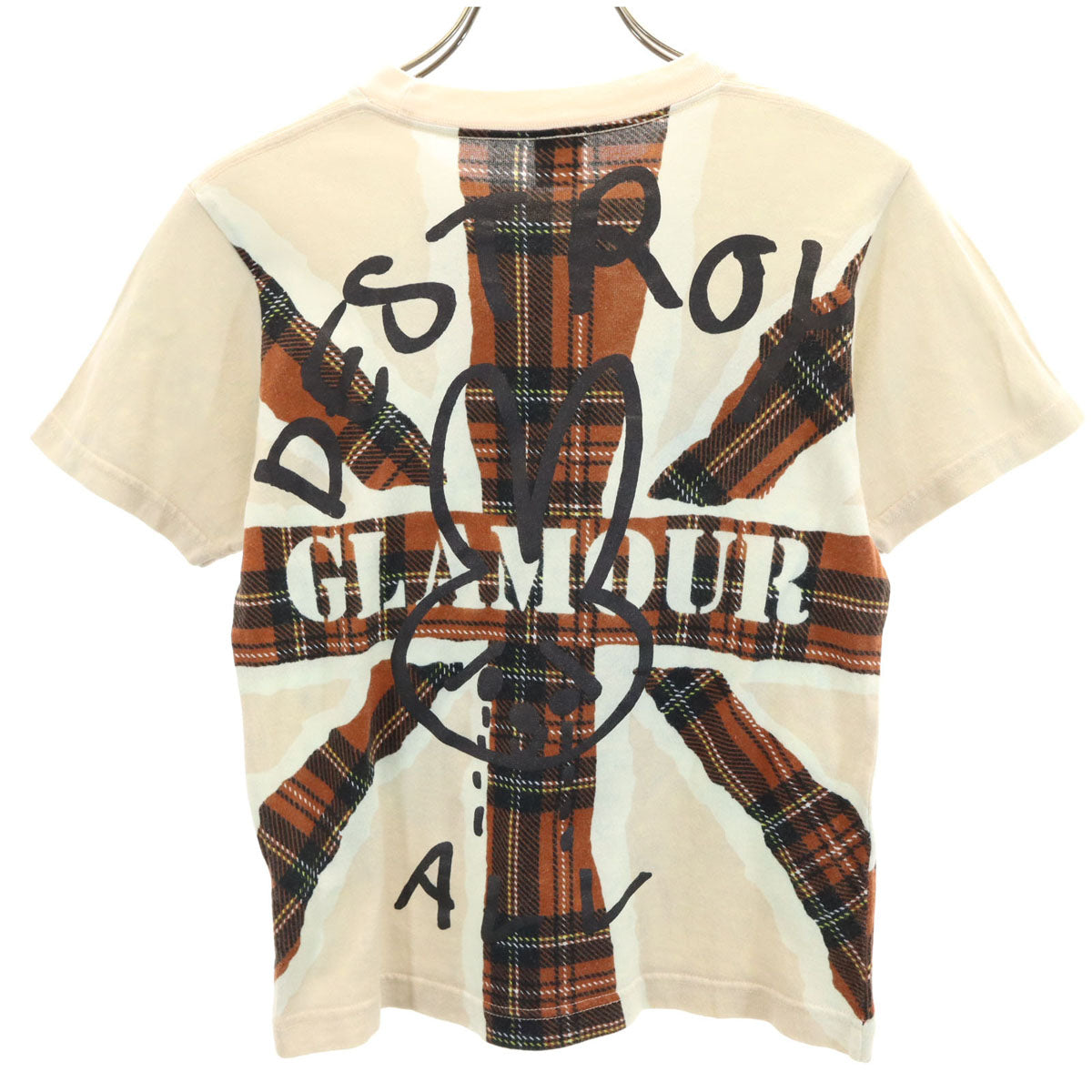 HYSTERIC GLAMOUR MINI ヒステリックグラマーミニ 日本製 半袖 Tシャツ 130 ベージュ キッズ