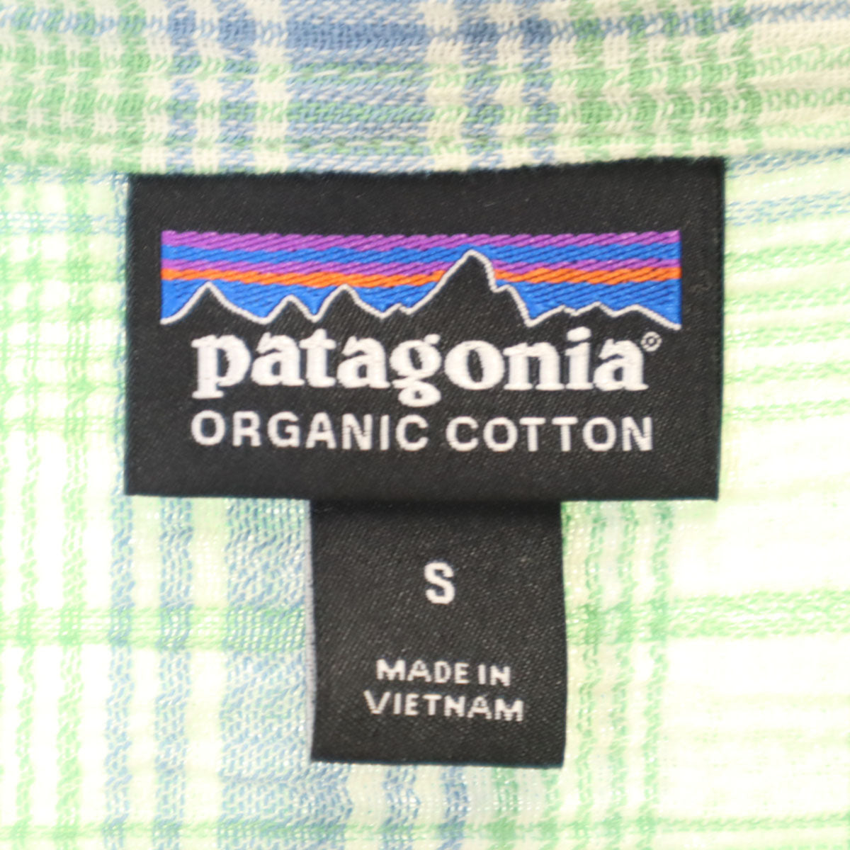 patagonia パタゴニア チェック柄 半袖 シャツ S グリーン 52921SP21 アウトドア メンズ