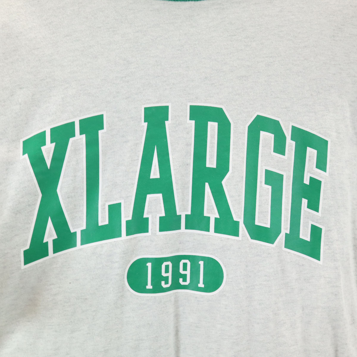 XLARGE エクストララージ 半袖 リバーシブル Tシャツ L グレー メンズ