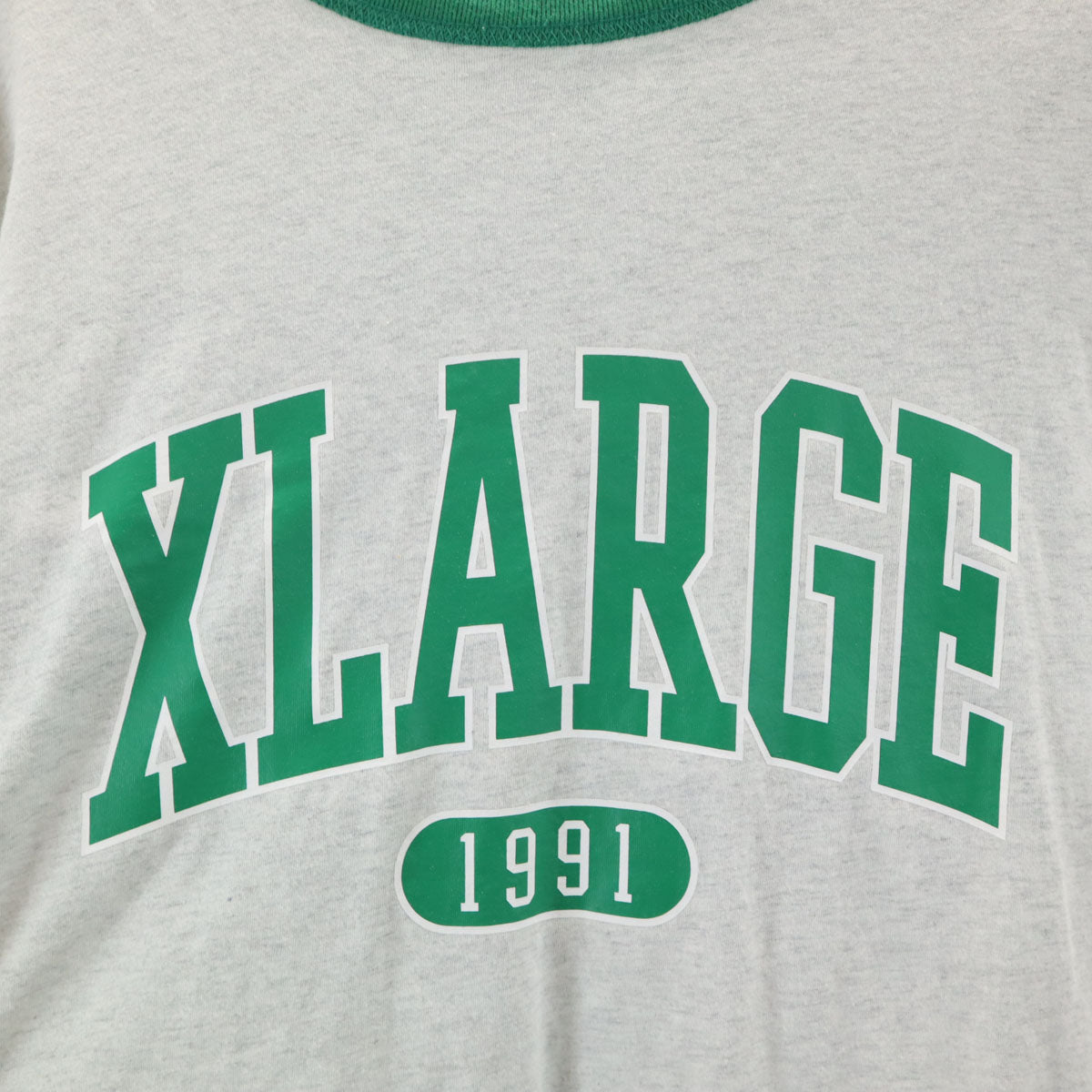 XLARGE エクストララージ 半袖 リバーシブル Tシャツ L グレー メンズ