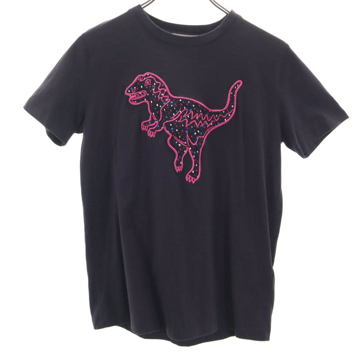 COACH コーチ レキシー 半袖 Tシャツ S ブラック 1123 恐竜 レディース