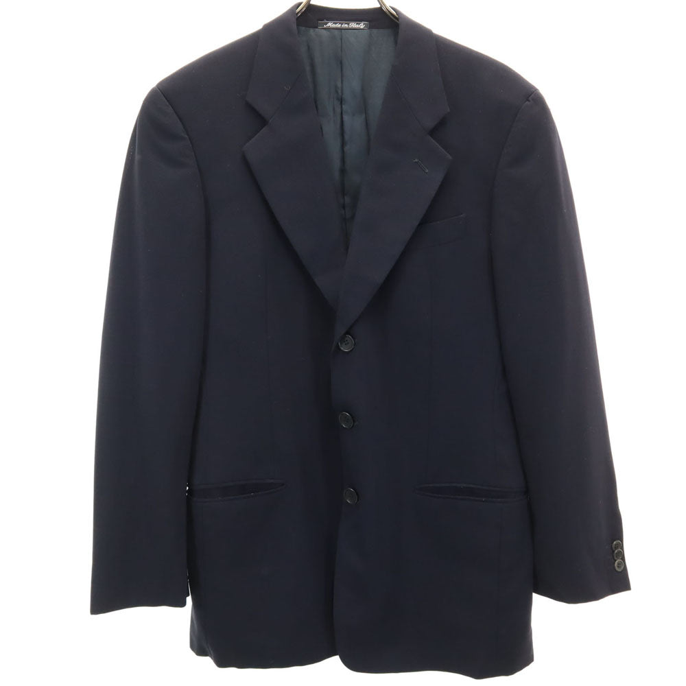 ジョルジオアルマーニ コレツィオーニ イタリア製 テーラードジャケット 46 ネイビー ブレザー メンズ