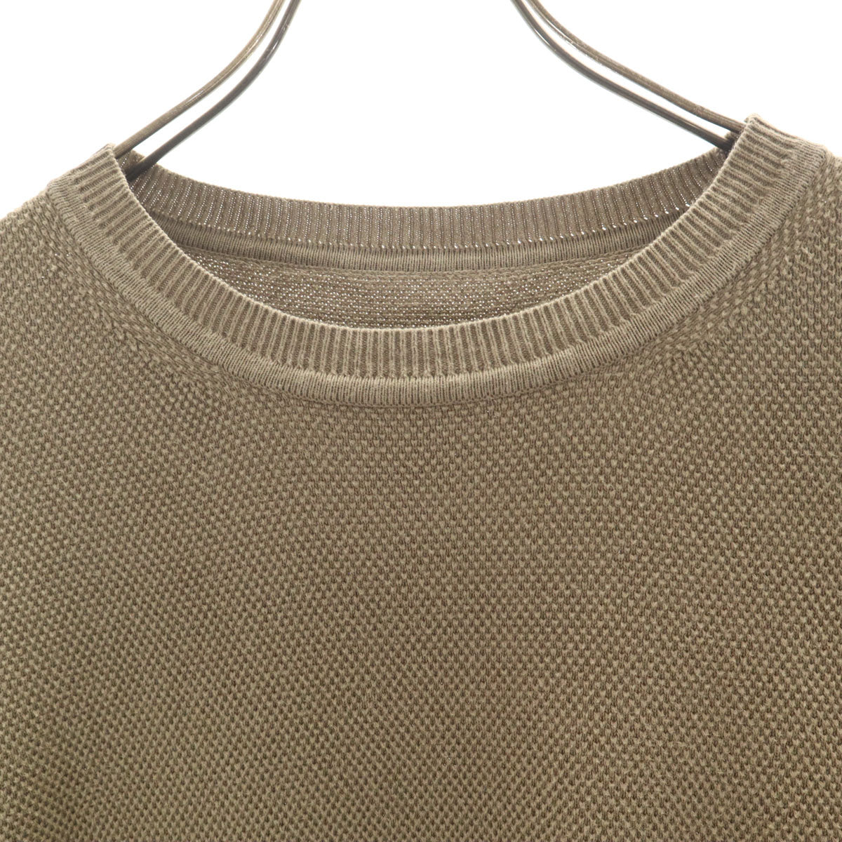 crepuscule クレプスキュール 長袖 ニット 3 アッシュブラウン トップス メンズ