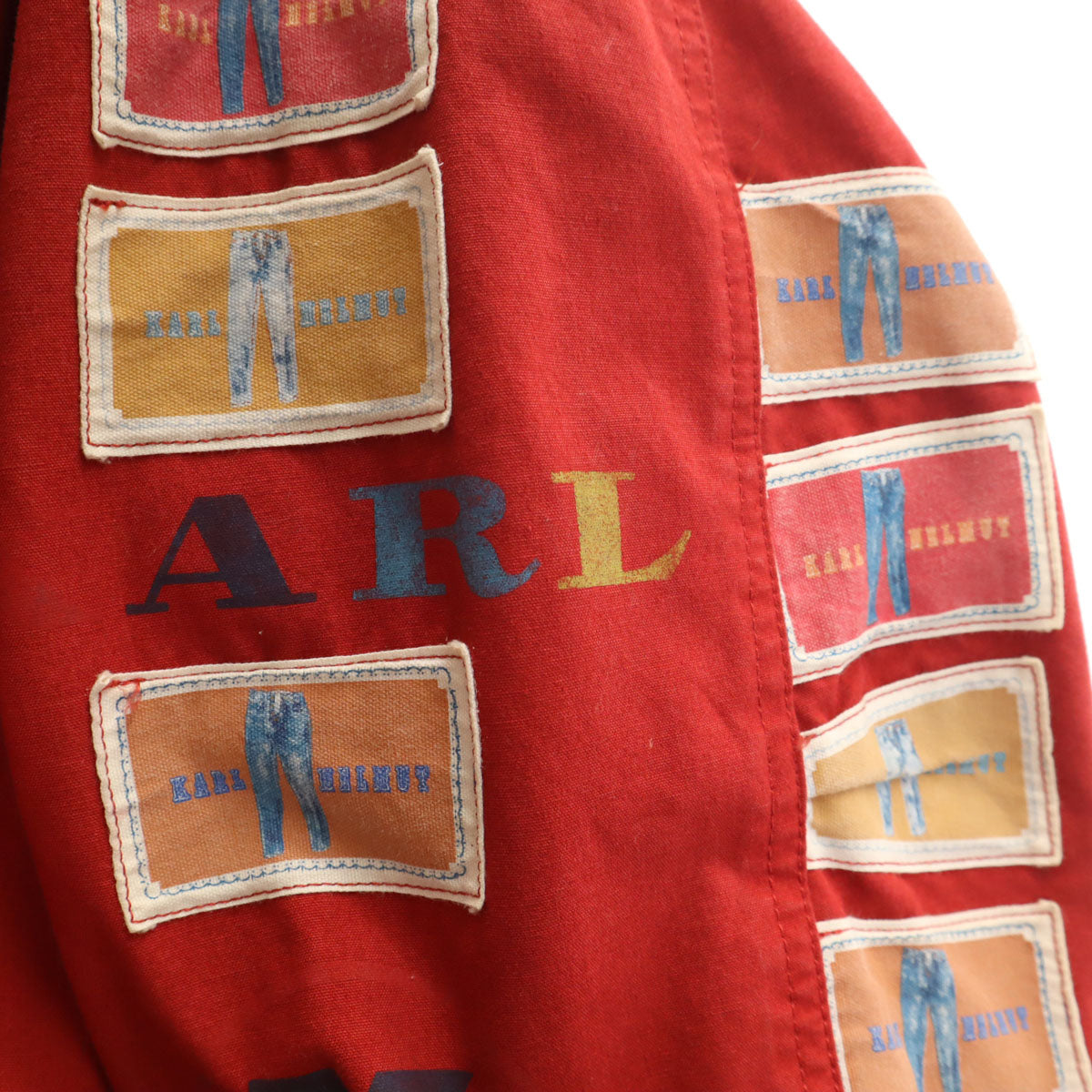 Karl Helmut カールヘルム リバーシブル コート レッド メンズ