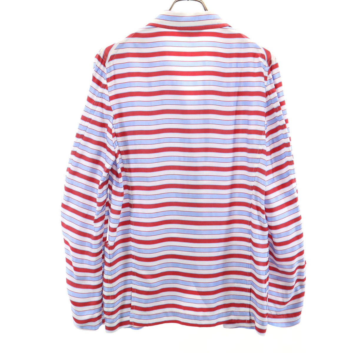 COMME des GARCONS HOMME PLUS コムデギャルソンオムプリュス 2018年 日本製 ボーダー柄 テーラードジャケット S メンズ