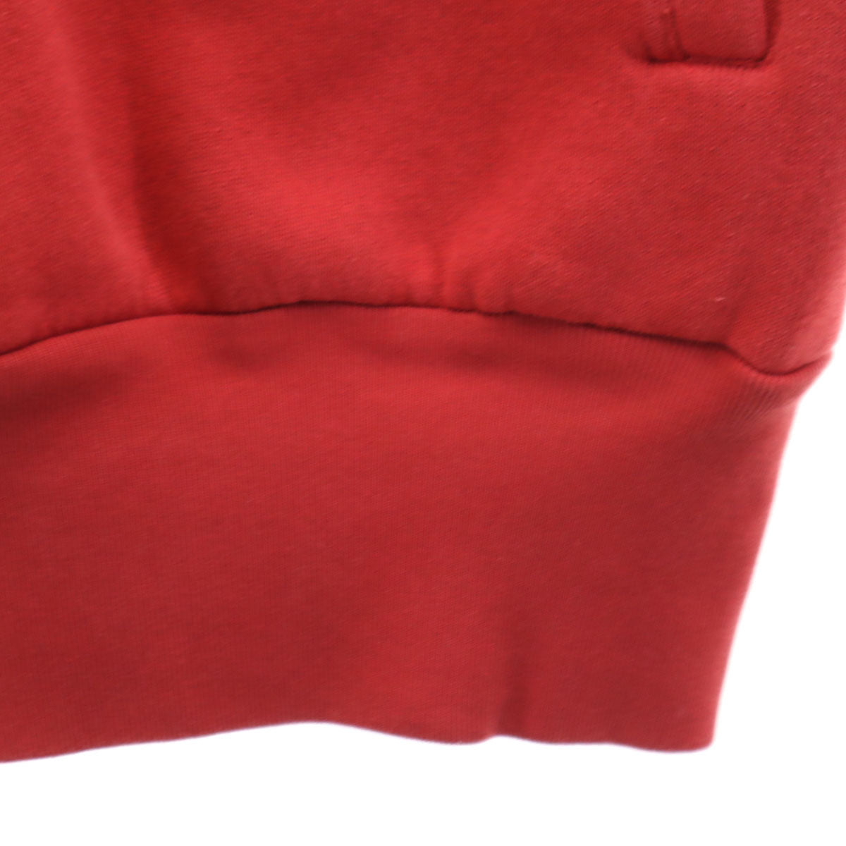 BALENCIAGA バレンシアガ 18AW ポルトガル製 長袖 ロゴプリント パーカー XS レッド WFP 裏起毛 メンズ