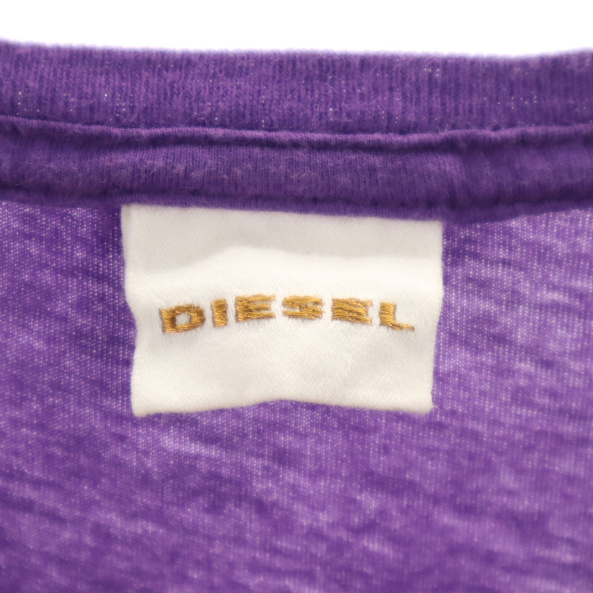 DIESEL ディーゼル ノースリーブ カットソー S パープル メンズ