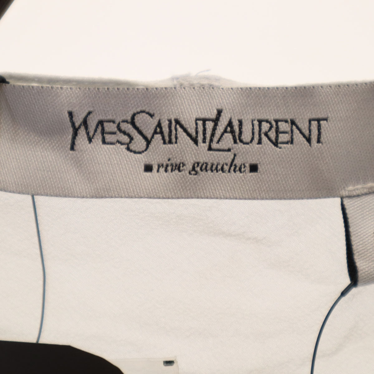 YVES SAINT LAURENT イヴサンローラン 未使用 フランス製 半袖 GRGT PETAL TOP カットソー 36 グレー レディース