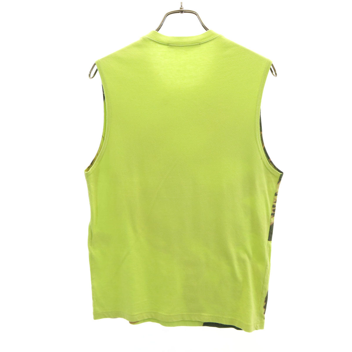 BALENCIAGA バレンシアガ フランス製 タンクトップ XS 黄緑 メンズ