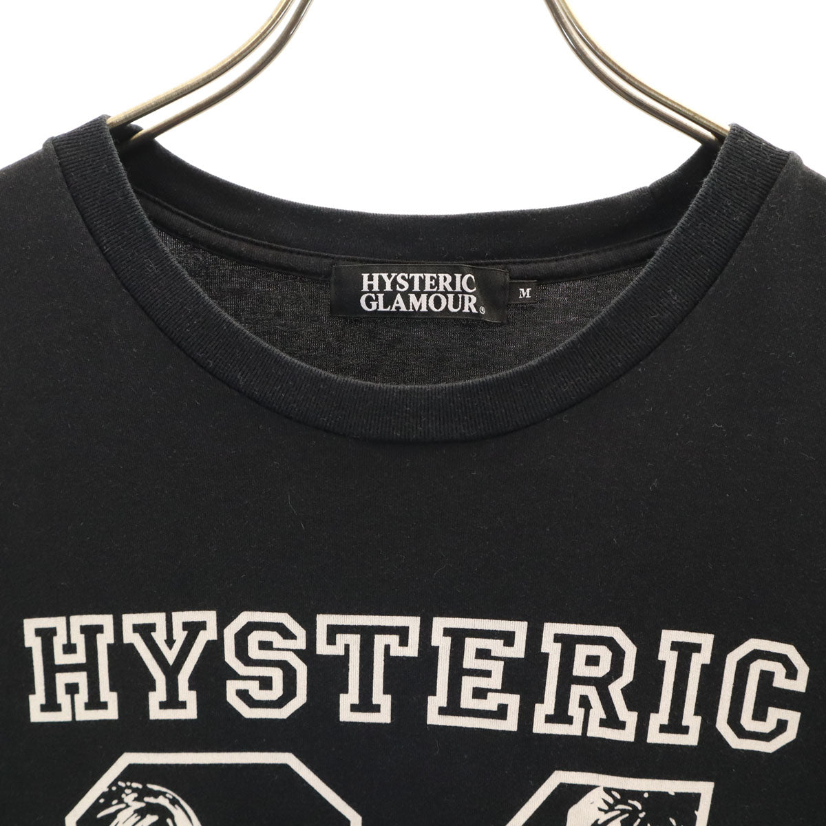 HYSTERIC GLAMOUR ヒステリックグラマー 日本製 半袖 Tシャツ M ブラック メンズ