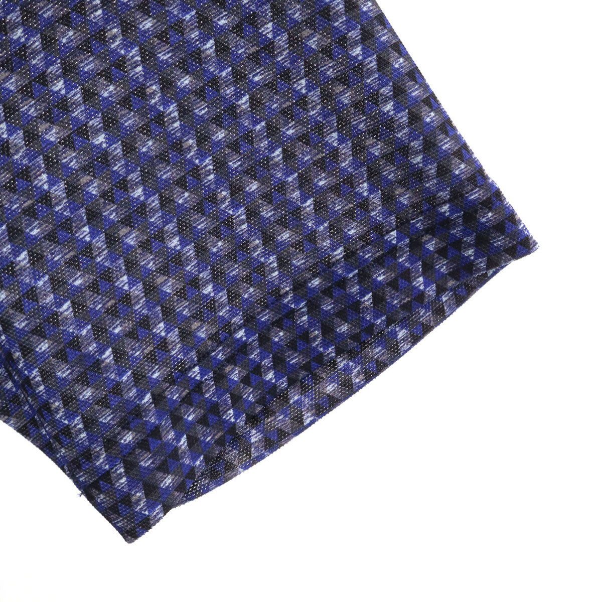 美品 LANVIN SPORT ランバンスポール 総柄 ゴルフ 半袖 ポロシャツ 40 ネイビー メンズ