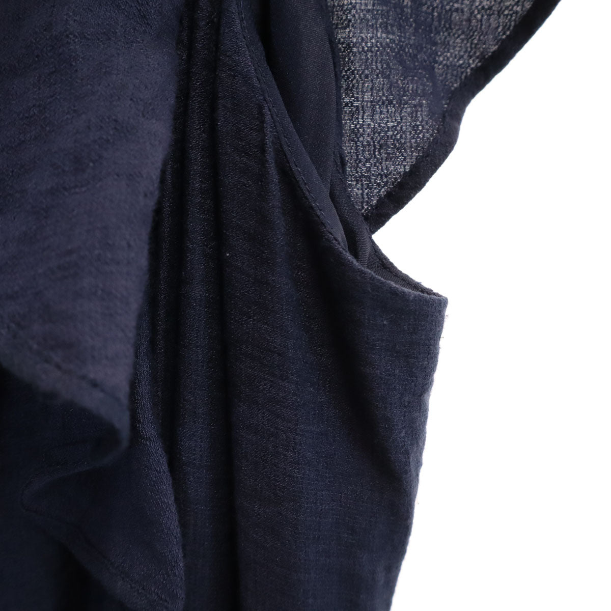 BLUE LABEL CRESTBRIDGE ブルーレーベルクレストブリッジ フレンチスリーブ ワンピース 38 ネイビー レディース