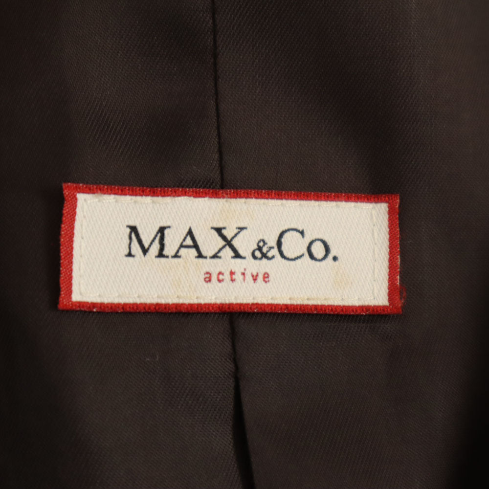 MAX&CO マックスアンドコー テーラードジャケット 38 チャコールグレー ブレザー マックスマーラ レディース