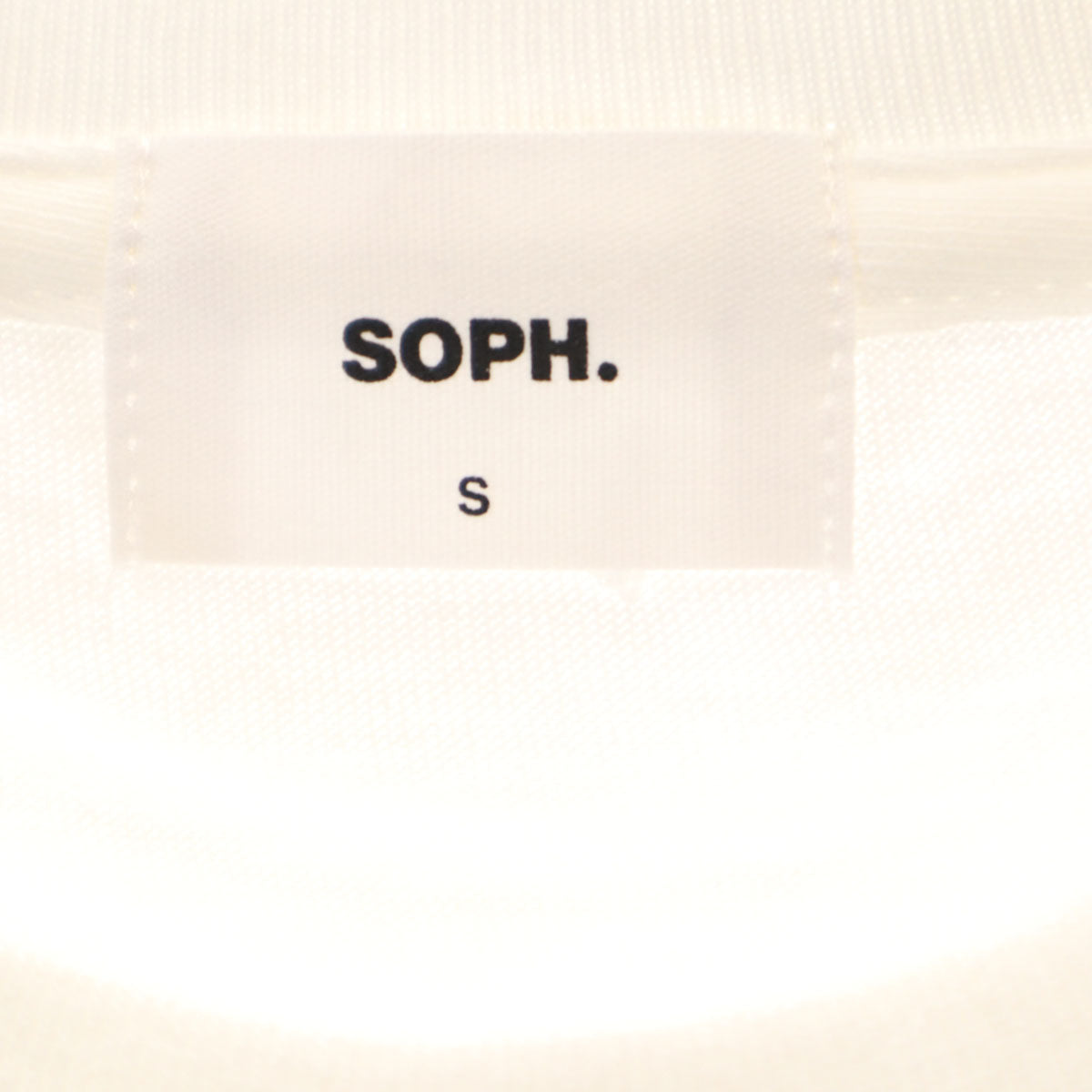 未使用 SOPH. ソフ SHINJI ONO 小野伸二 コラボ 半袖 Tシャツ S ホワイト メンズ