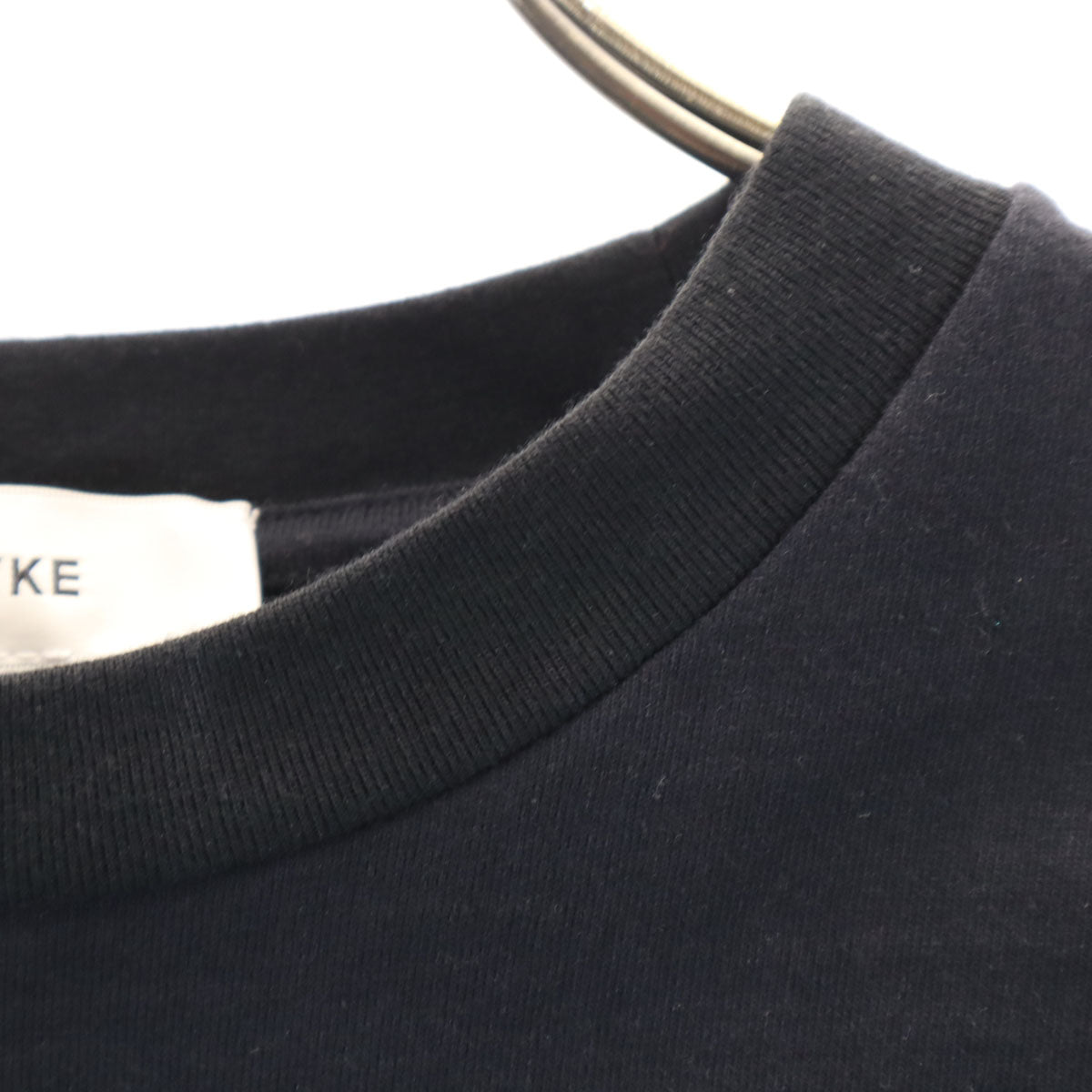 HYKE ハイク 日本製 ノースリーブ カットソー 1 ブラック レディース