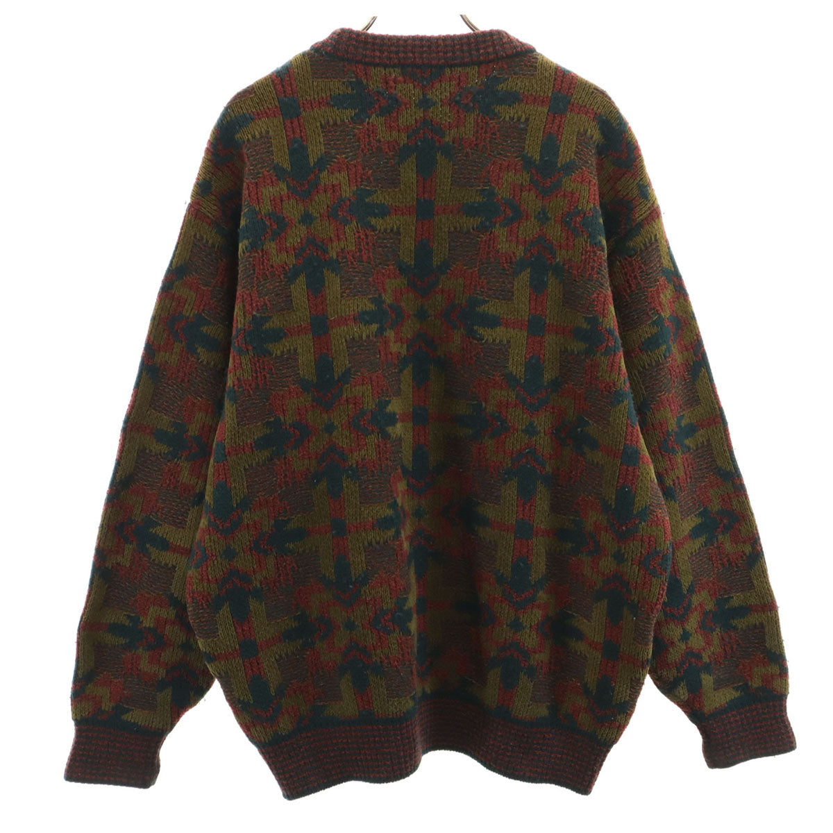 Christian Dior MONSIEUR クリスチャンディオール ムッシュ 90s オールド 総柄 長袖 セーター L マルチ ニット メンズ