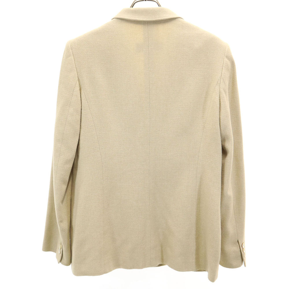 MAX MARA マックスマーラ イタリア製 シルクブレンド テーラードジャケット 44 ベージュ ブレザー レディース