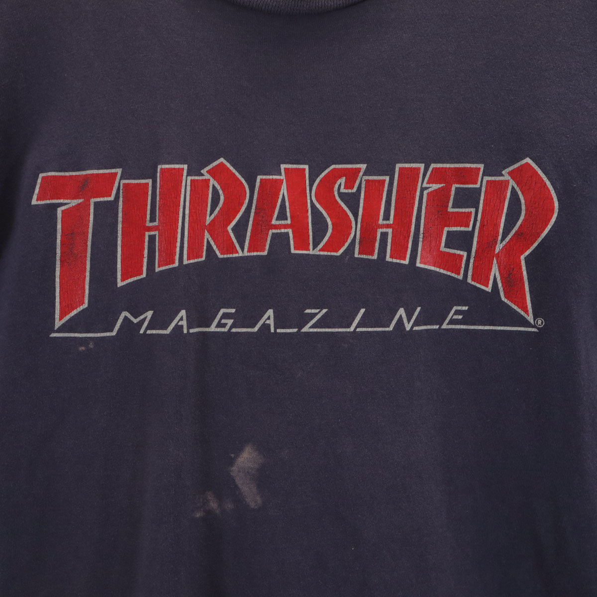 THRASHER スラッシャー 90s USA製 anvilボディ オールド 半袖 Tシャツ M ネイビー シングルステッチ メンズ
