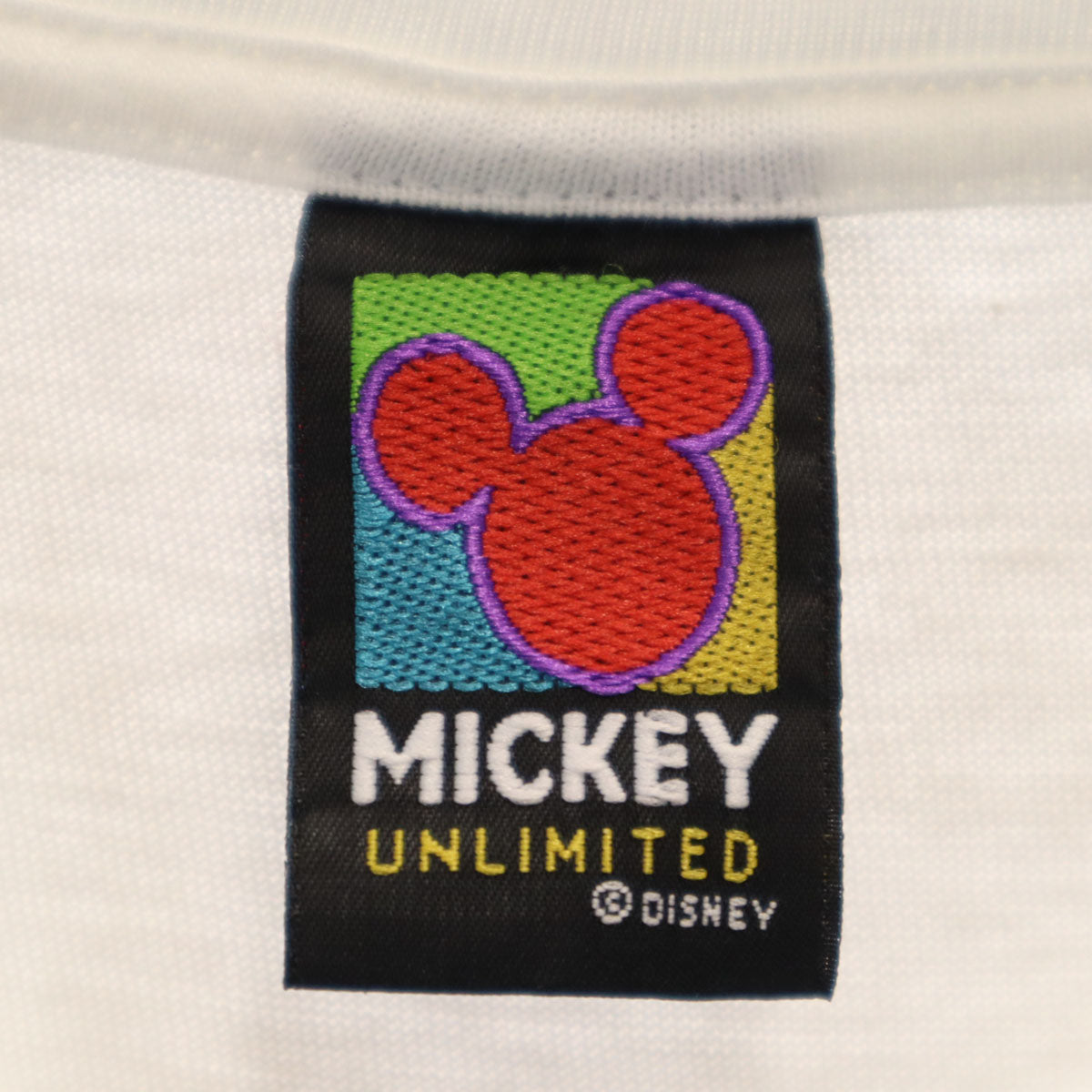 MICKEY UNLIMITED ミッキーアンリミテッド 90s オールド USA製 ミッキー ミニー 半袖 Tシャツ M ホワイト Disney ディズニー メンズ