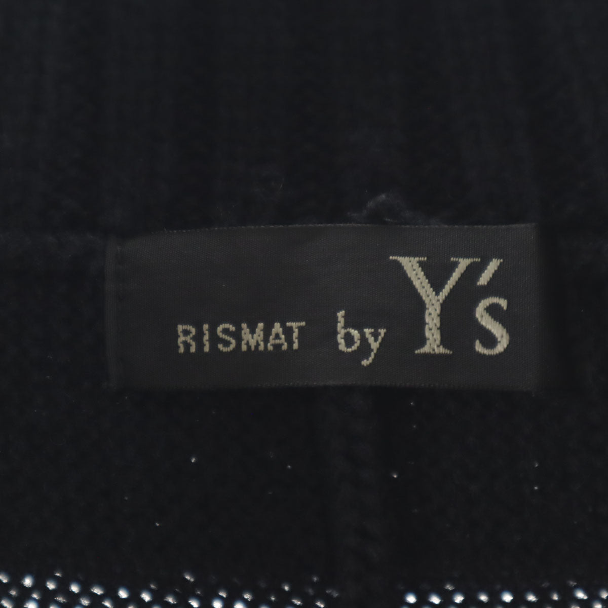 RISMAT by Y's リスマット バイ ワイズ 長袖 ロング ニットカーディガン 2 ブラック ヨウジヤマモト レディース