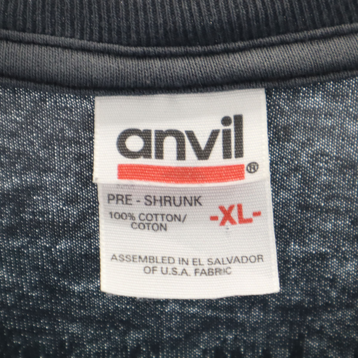 anvil アンヴィル バックプリント Heineken 半袖 Tシャツ XL チャコール ハイネケン メンズ