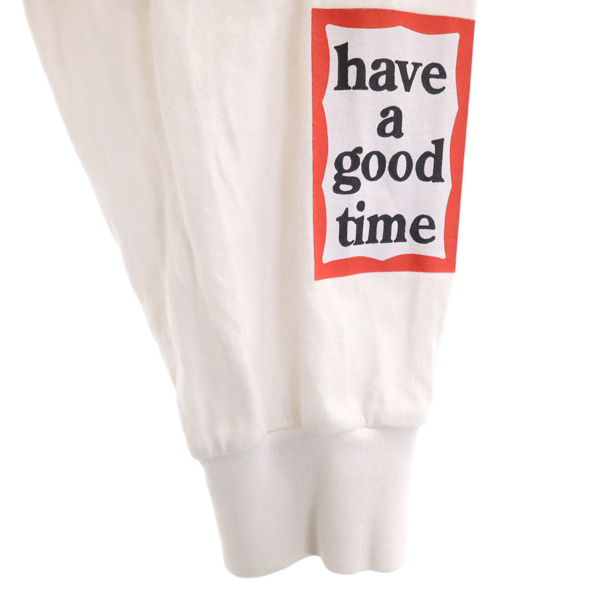 have a good time ハブアグッドタイム 長袖 Tシャツ XL ホワイト ロンT メンズ