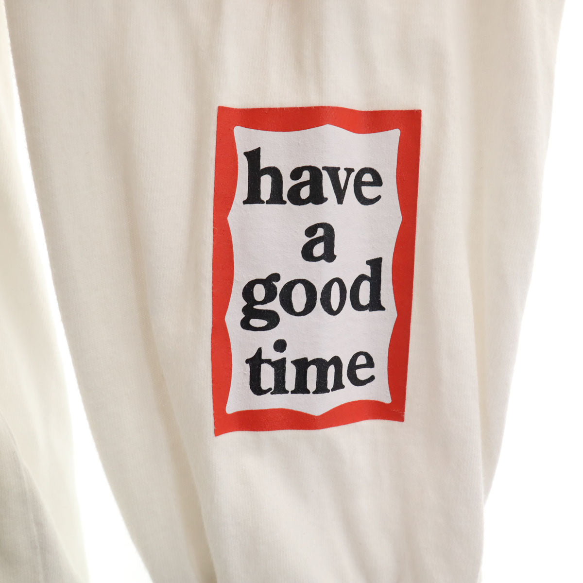 have a good time ハブアグッドタイム 長袖 Tシャツ XL ホワイト ロンT メンズ