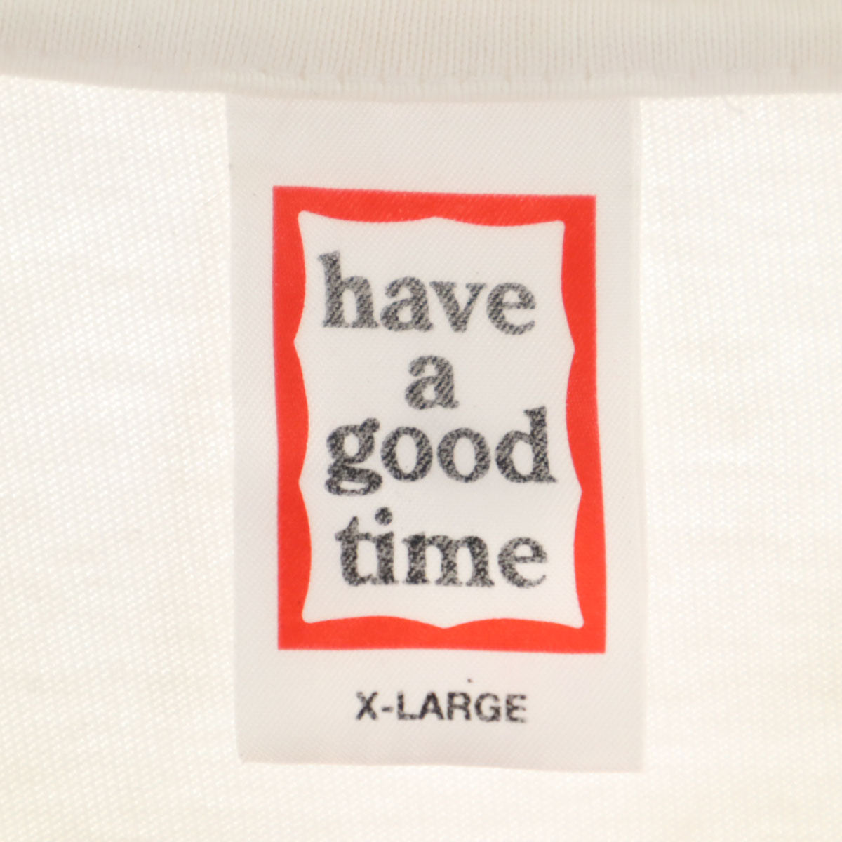 have a good time ハブアグッドタイム 長袖 Tシャツ XL ホワイト ロンT メンズ
