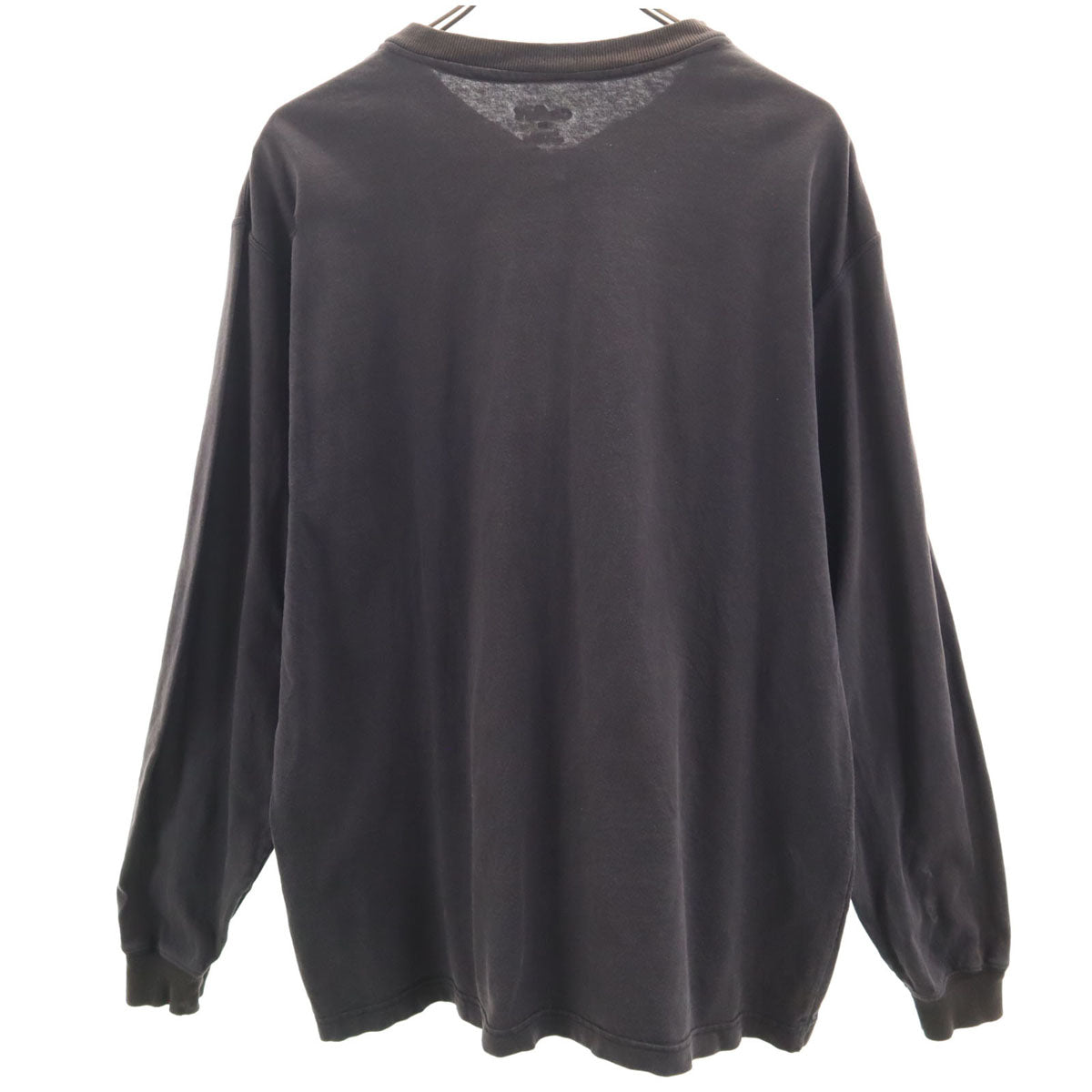 Carhartt カーハート 長袖 ヘンリーネック Tシャツ M チャコールグレー ポケT メンズ