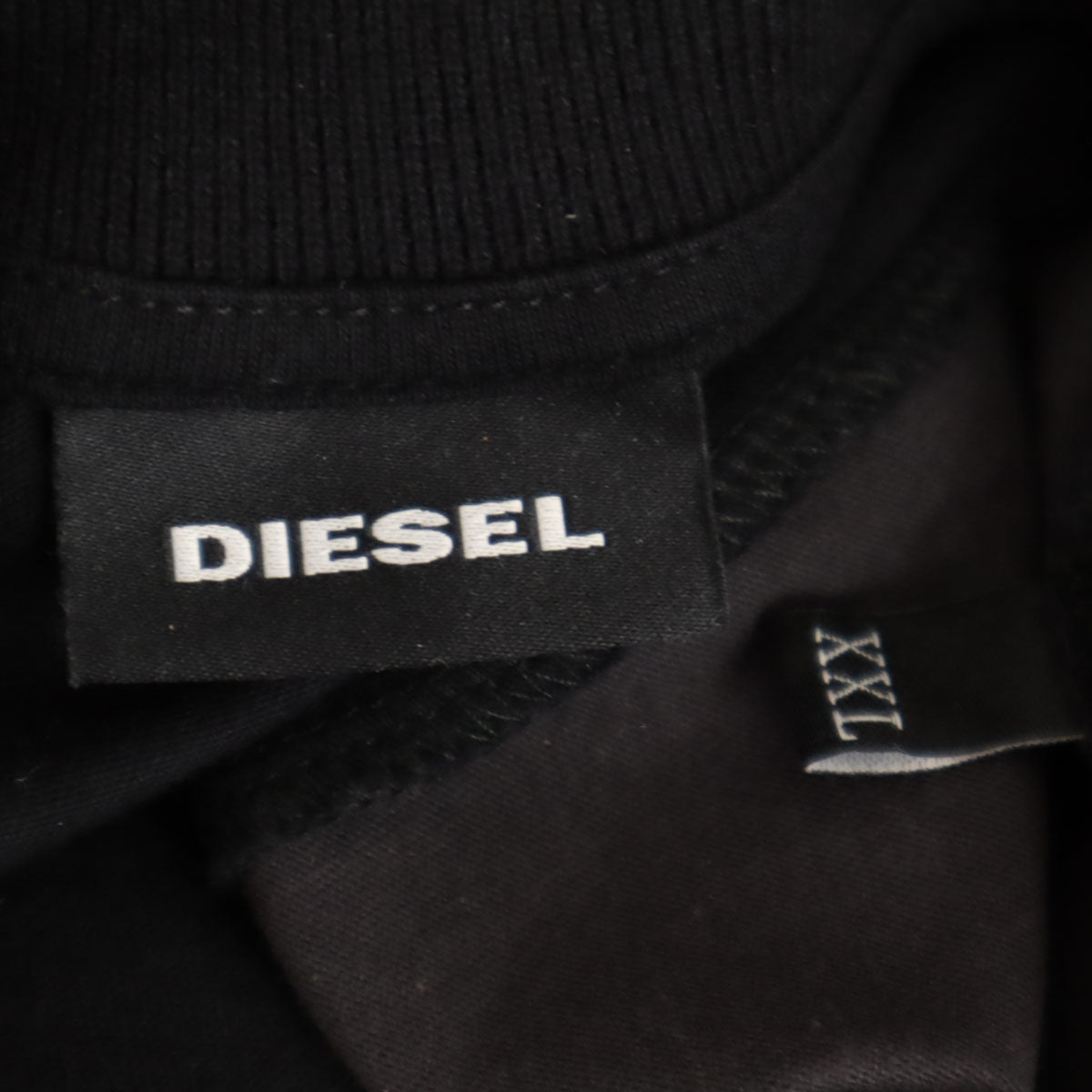 DIESEL ディーゼル ポルトガル製 半袖 ポロシャツ XXL ブラック ビッグサイズ メンズ