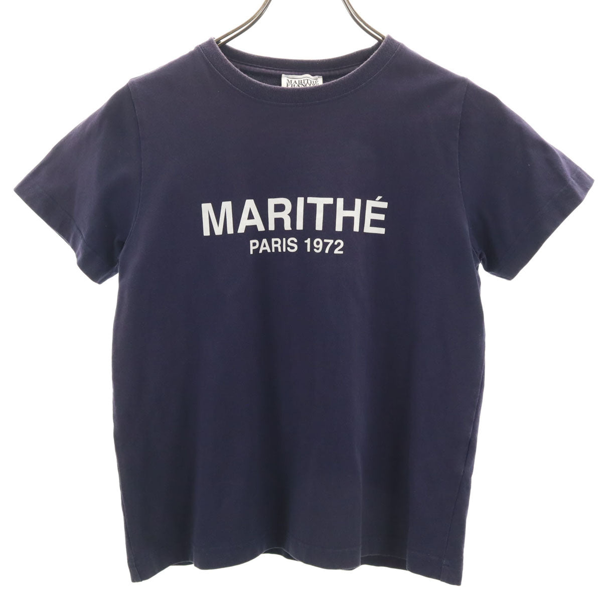 MARITHE + FRANCOIS GIRBAUD マリテフランソワジルボー 半袖 Tシャツ S ネイビー レディース