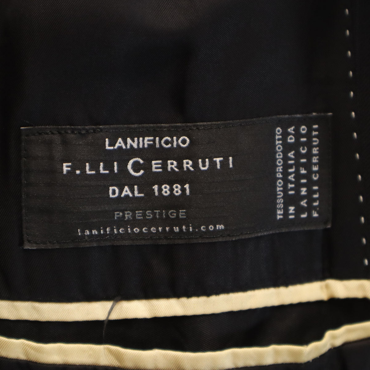 Paul Smith LONDON ポールスミスロンドン 日本製 ストライプ柄 テーラードジャケット S ブラック系 メンズ