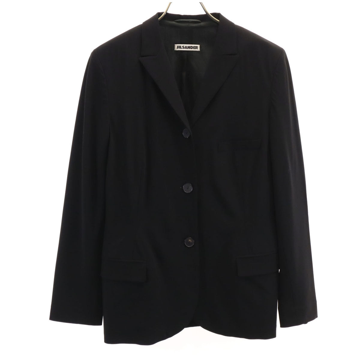 JIL SANDER ジルサンダー テーラードジャケット 36 ブラック レディース