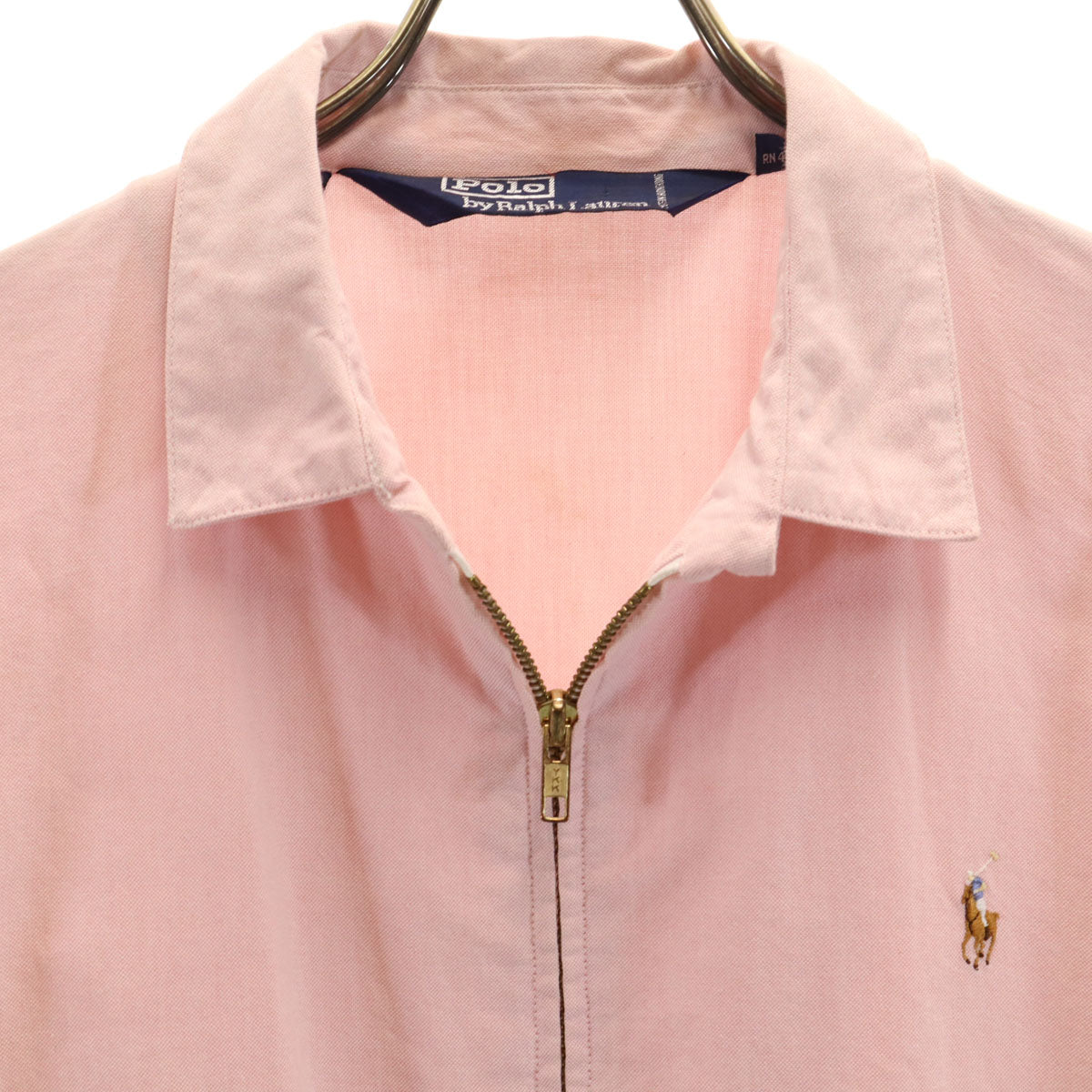 Polo by Ralph Lauren ポロバイラルフローレン 90s オールド チンスト オックスフォード ブルゾン M ピンク ジャケット メンズ