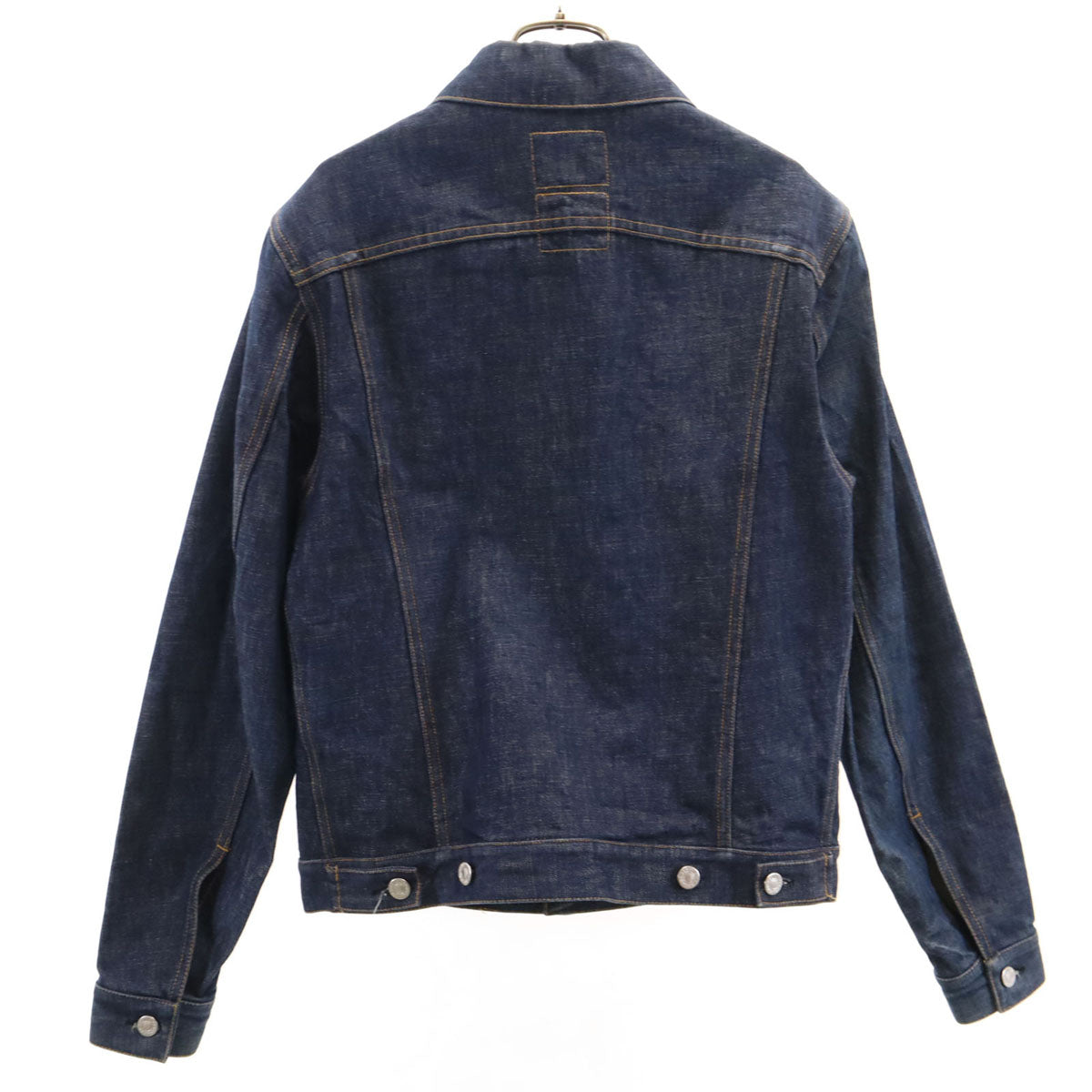 HELMUT LANG ヘルムートラング 99年 00s イタリア製 本人期 オールド デニムジャケット 44 インディゴブルー トラッカー メンズ