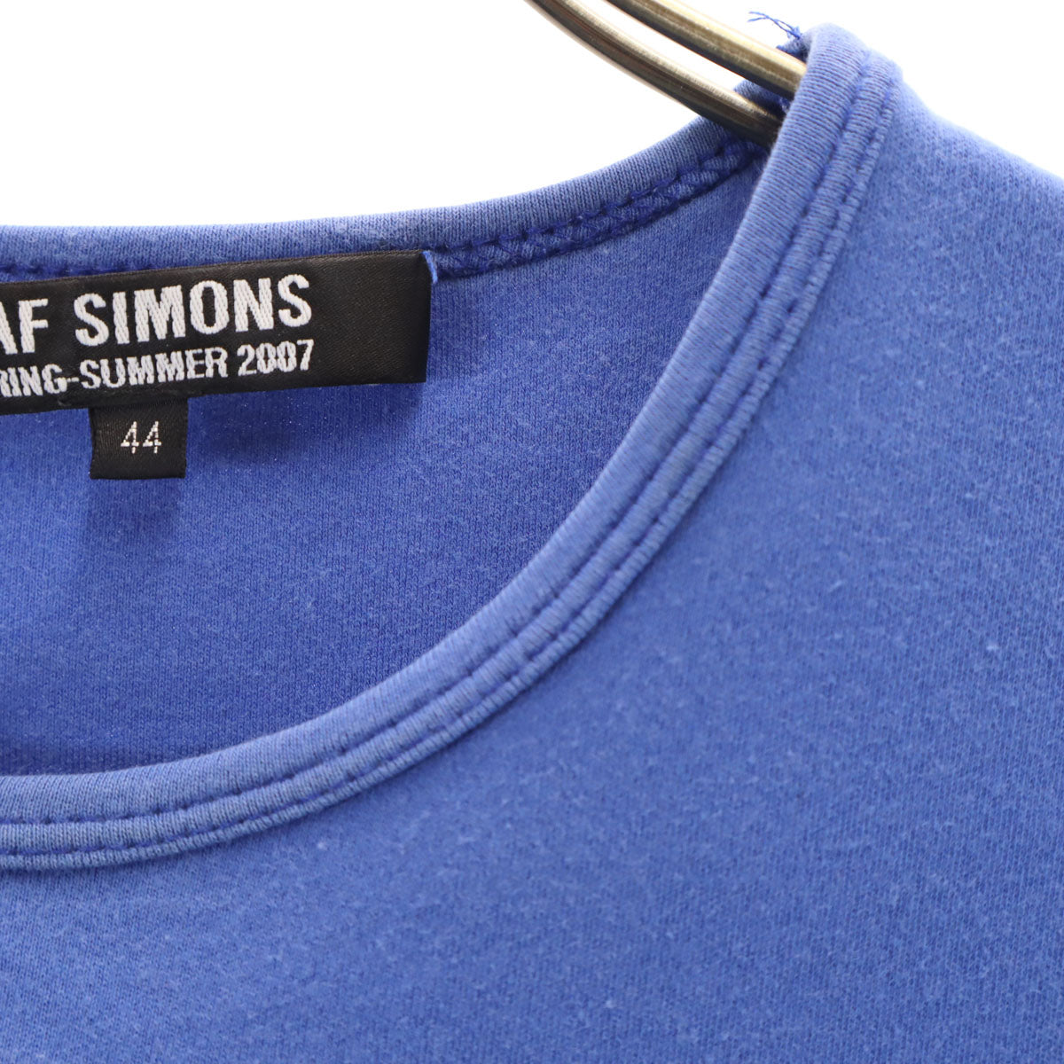 RAF SIMONS ラフシモンズ 2007ss カットオフ タンクトップ 44 ブルー メンズ